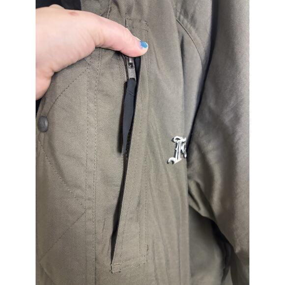 Vtg 90s Nike ACG Fleece Lined Heavy Winter Jacket Size Medium Gorpcore Utility - Picture 11 of 12